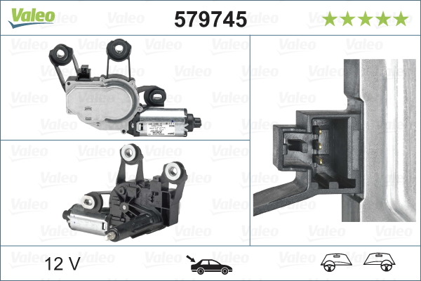 VALEO Ablaktörlö motor 579745_VALEO